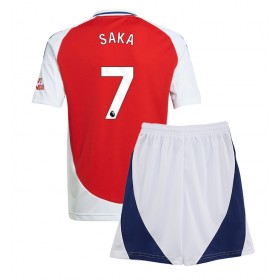 Arsenal Bukayo Saka #7 Heimtrikot 2024-25 Kurzarm (+ kurze hosen)